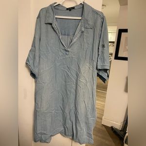 Soft denim/cotton tunic/dress